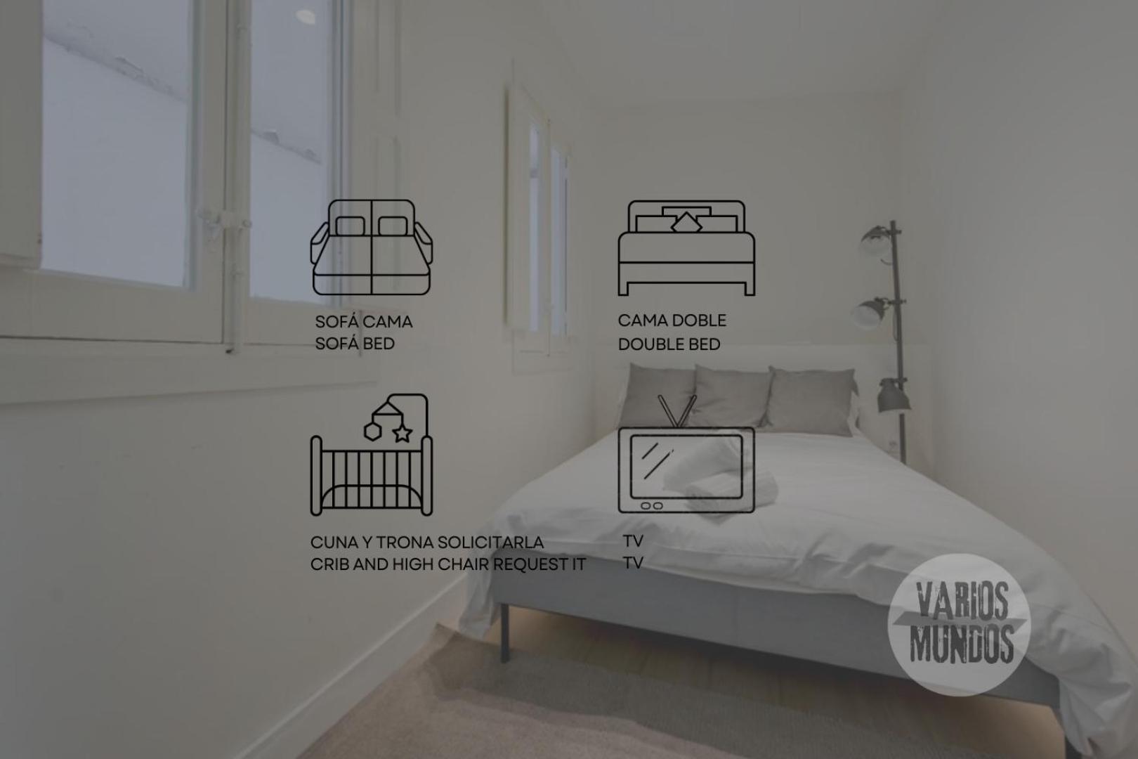Apartmán Nuevo Apt Para 7 Pax En Malasana - Gran Via E1 Madrid Exteriér fotografie